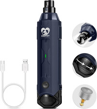 6-Speed Dog Nail Grinder - Newest Enhanced Pet Nail Grinder Super Quiet Recharge