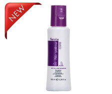 Fanola No Yellow Shampoo 100ml – Blonde Grey Hair Toner Anti-Brass Treatment