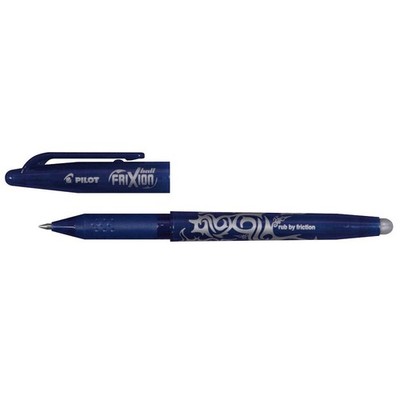Tintenroller mit 3 Ersatz Minen Patronen blau schreibend Pilot Frixion ball