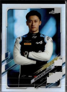 2021 Topps Chrome Formula One Racing Guanyu Zhou #61 Future Stars Refractor 