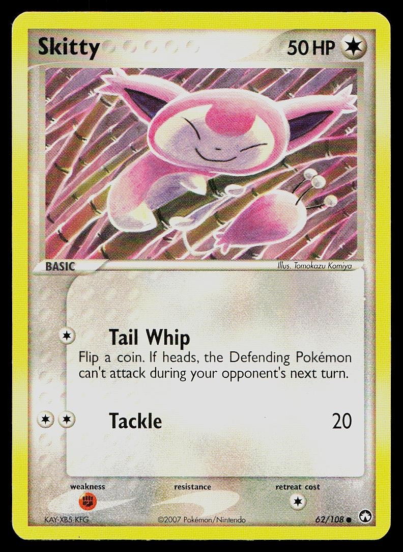 Pokemon Card Power Keepers Skitty 62/108 Common Komiya