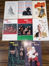 Doll News Lot of 8 UFDC 1975-84 Back Issues Mixed Years VTG Quarterly Magazine
