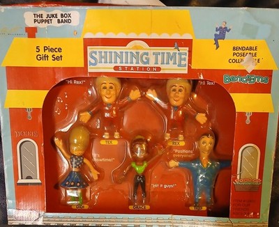 JUKE BOX PUPPET BAND, BENDABLE FIGURES 1993. SHINING TIME STATION. NEW