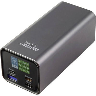 VOLTCRAFT VC-C904 Powerbank 20000 mAh USB PD 3.0 Li-Ion Grau (matt)