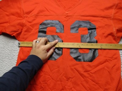 Vintage Champion Football Jersey Mens XL Orange Mesh Practice 63