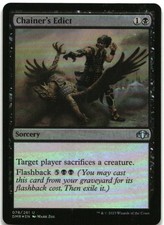 MTG Chainer's Edict FOIL U Dominaria Remastered 78 LP