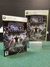 Star Wars The Force Unleashed Case + Manual ONLY Microsoft XBOX 360