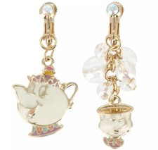 Tokyo Disney Resort Beauty and the beast Earring set Mrs. Potts Chip