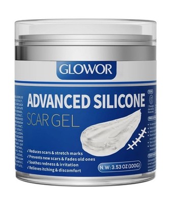 Advanced Silicone Scar Gel for Face & Body   Silicone Gel Cream for Old & New