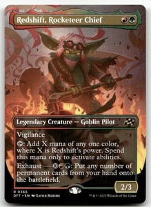Redshift, Rocketeer Chief (Borderless) Aetherdrift #366 Rare