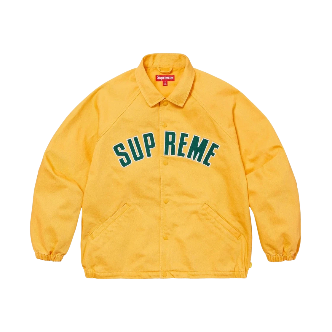 Veste d'entraîneur en denim Supreme Arc jaune   24SS