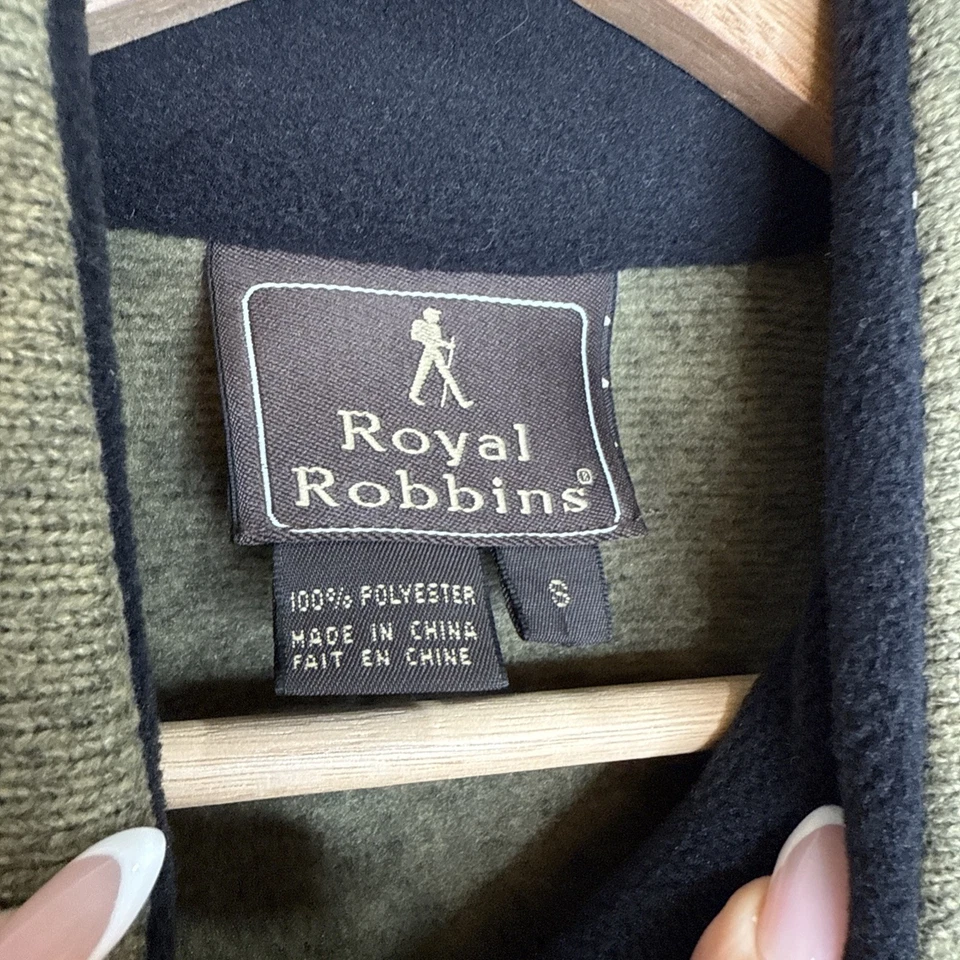 Colete Suéter Royal Robbins Masculino S Verde Sem Mangas Zíper Completo Malha Ao Ar Livre Gorp - Imagem 4 de 4