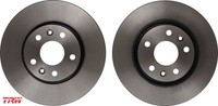 2X Bremsscheibe TRW DF6546 2 Bremsscheiben Vorderachse Vorne FüR Renault