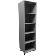Fully Assembled Kitchen 600mm Onyx Grey Tall Larder Carcass Cabinet