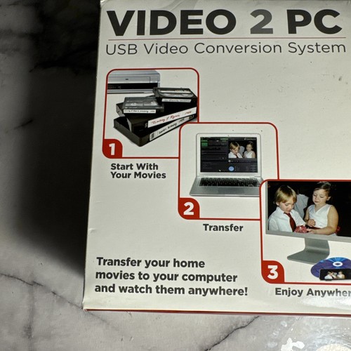 ION Video 2 PC VHS VCR to Comp USB Video Conversion System - Afbeelding 2 van 5