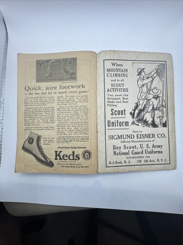 BSA Boy Scouts Handbook For Boys 27th Edition 1923 Paperback. (UB) - Picture 15 of 16