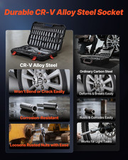 Mechanics Tool Set 253-Piece SAE & Metric Socket Kit 1/4 3/8 1/2 Drive