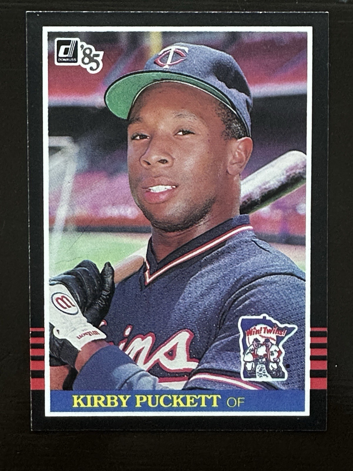 1985 Donruss - Kirby Puckett #438 (RC) - Nice Centering!
