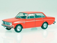 Volvo 144 Rot Modellauto In Vitrine Atlas 1:43