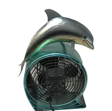 Deco Breeze - Table Top Figurine Fan - Dolphin