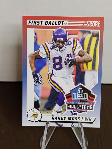 2024 Randy Moss Panini Score Football Hall of Fame # Minnesota Vikings - Picture 1 of 2