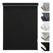 Changshade CUSTOM Made Blackout Window Blinds Roller Shades Corded Roll-up Blind