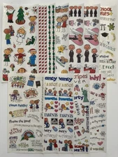 NEW Vintage Me & My BIG Ideas MAMBI Scrapbook Stickers Mixed Lot 11 Sheets