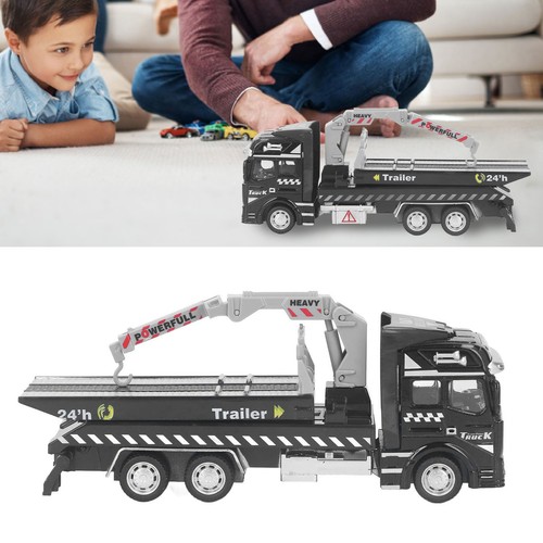 Tow Truck Model Metal Alloy 19.9cm Length Rescue Pullback Big Tow Tru UEE - Picture 19 of 22