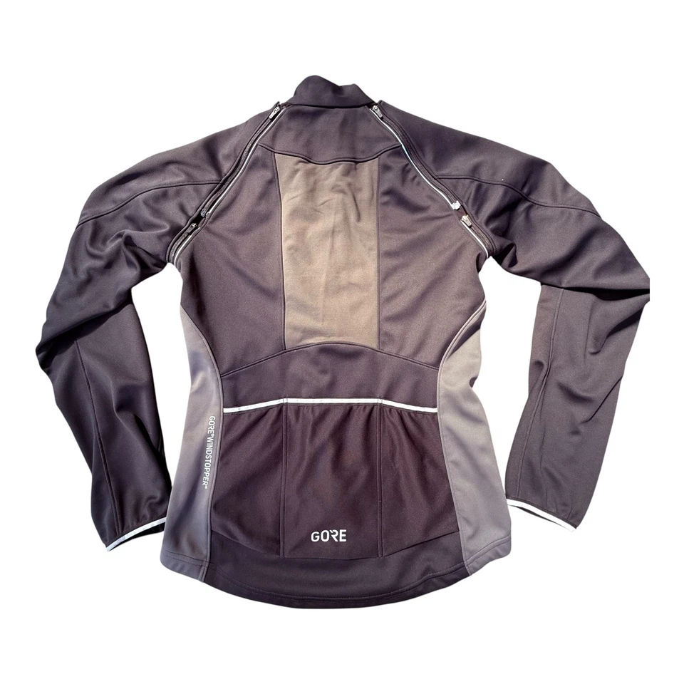 Chaqueta de Ciclismo GORE WINDSTOPPER Mujer Mangas Pequeñas Extraíbles Reflectante Bicicleta Foto 2 de 4