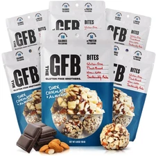 Brown Snack Food Bar Chocolate Almond Bites Gluten Free Vegan Protein Balls