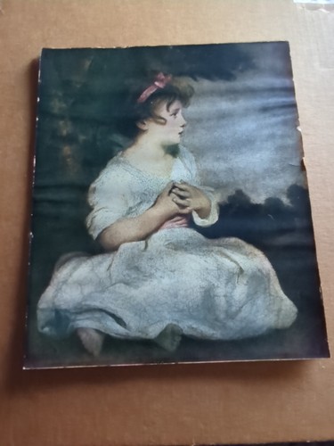 Antique Print "Age of Innocence" by Sir Joshua Reynolds 10"x 12" Art Portrait - Picture 2 of 5