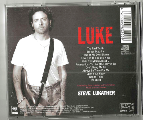 Steve Lukather - Luke CD Japan w/Obi / TOTO - Picture 2 of 3