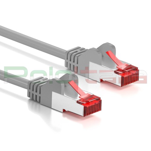 Cavo da 0 a 50m di RETE Ethernet Lan Schermato Cat 6 S/FTP RJ45 gigabit CU Rame - Foto 4 di 5