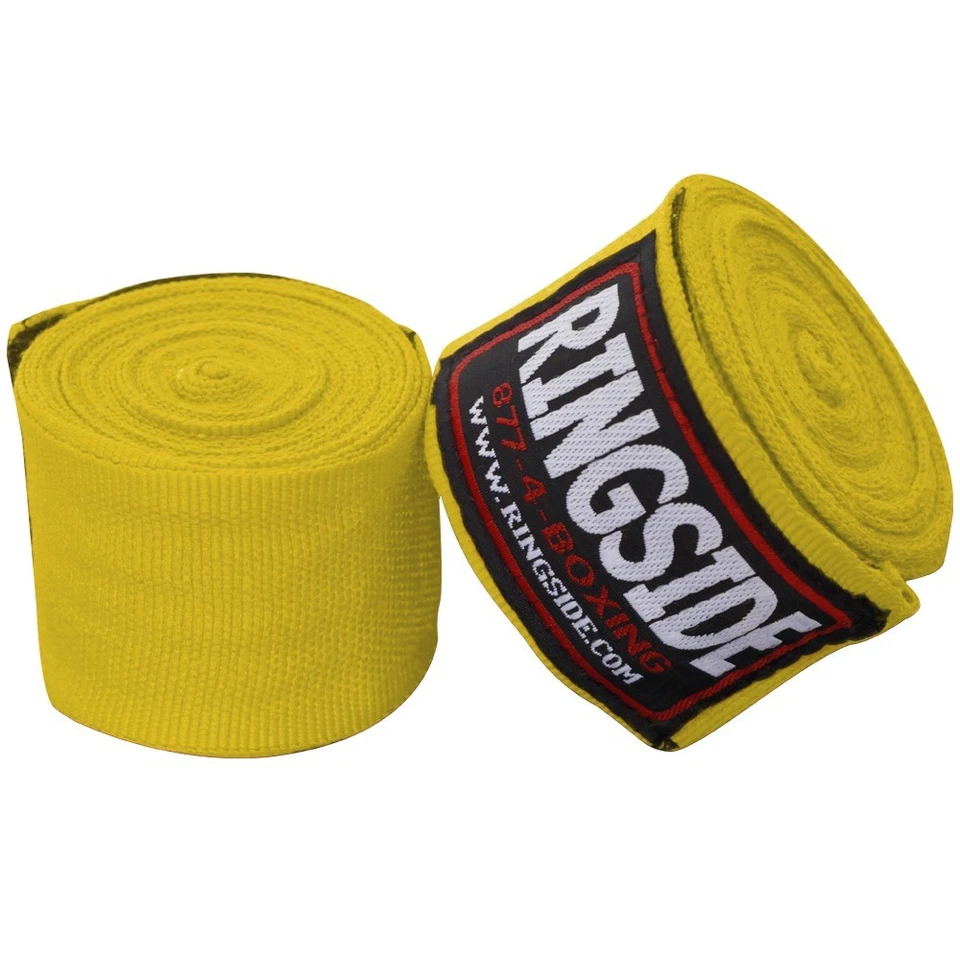 New Ringside Mexican Style Boxing MMA Handwraps Hand Wrap Wraps 180" - Gold