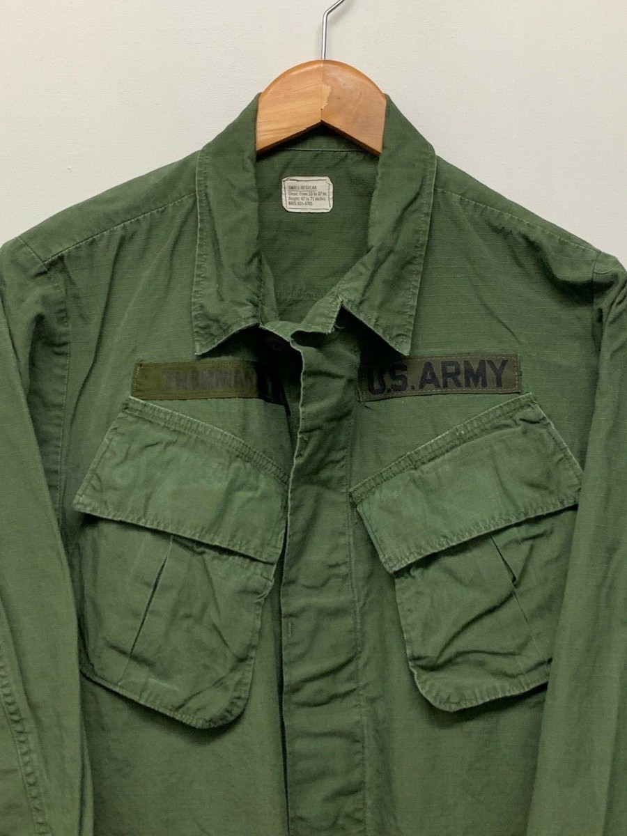 Vintage Jungle Fatigue Shirt / Rip-Stop, Size Small/Regular, US Army 1969, R-20 | eBay Vintage Jungle Fatigue Shirt / Rip-Stop, Size Small/Regular, US Army 1969, R-20 | eBay