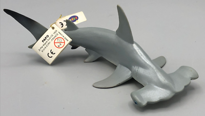 新品hammerhead sharapoa135 Papo Marine Life Figure Hammerhead Shark with Tags 6 3/4