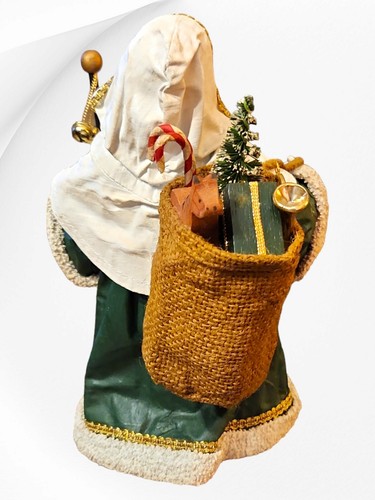 Vintage Clothtique Possible Dreams Old World Santa With Handmade Toys Horn 1988 - Picture 6 of 15