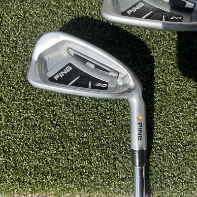 Ping I20 Yellow Dot Iron Set 4-wedge Stiff Flex Steel Matching