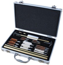 Deluxe Gun Cleaning Kit  Aluminum Carry Case, Universal Pistol Rifle Shotgun