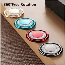 Universal 360  Rotating Finger Ring Stand Holder For Phone Bling Glitter