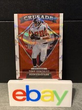 2021 Panini Rookies & Stars Tony Gonzalez #CR-19 Crusade Red Scope Prizm