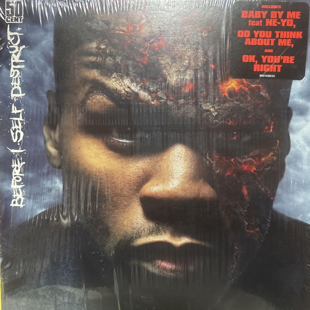 50 Cent Before I Self Destruct 2LP Vinyl 2009 feat Eminem R Kelly Excellent Condition  