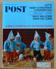 Saturday Evening Post - December 18, 1965, Fischer Quints, Shirley Jackson story