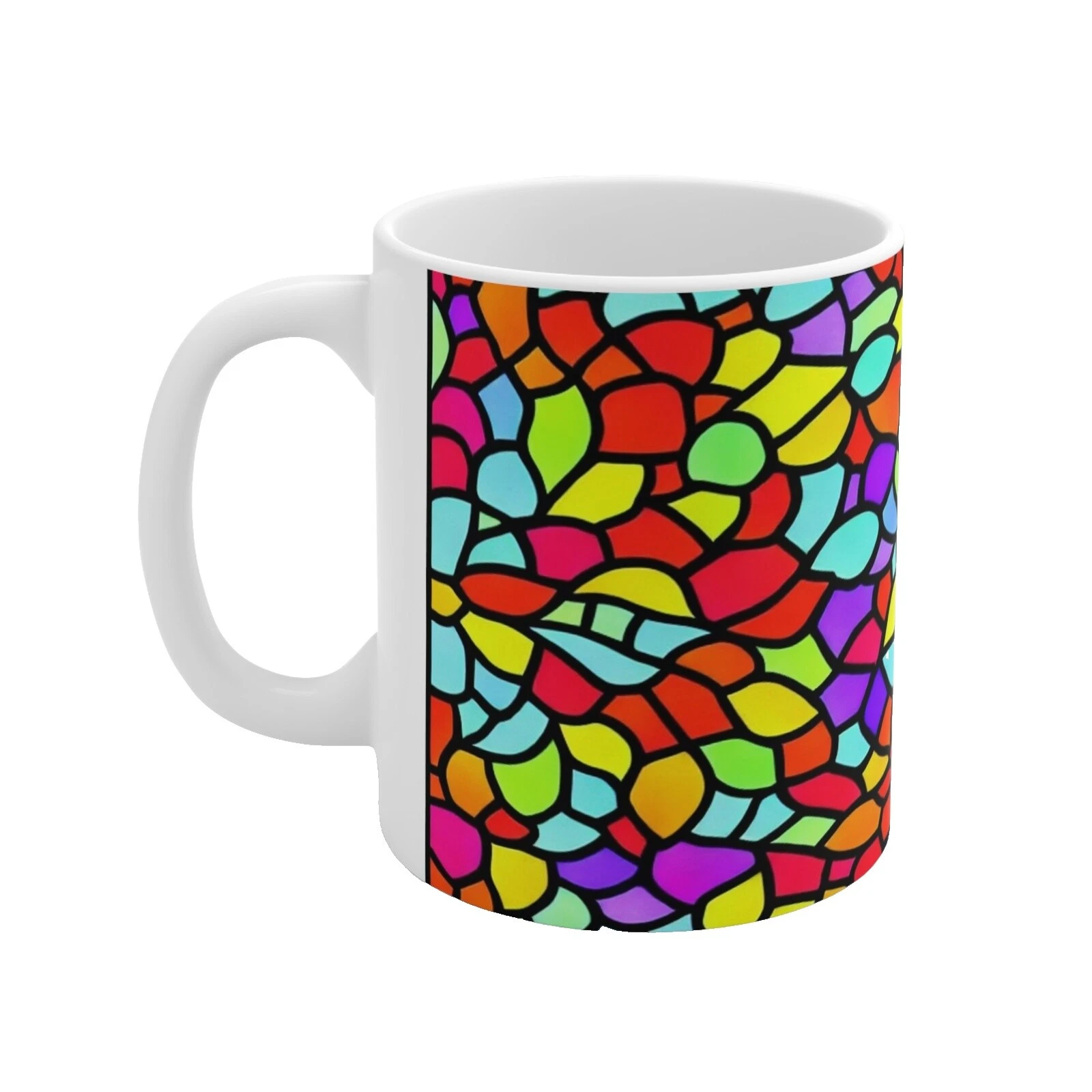 Tazas geométrico multicolor