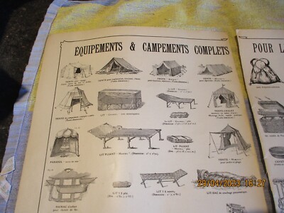 Page Publicitaire Magazine Originale De 1905 - Camping Alpinisme - Cannot Monjardet Paris
