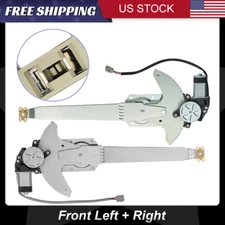 Front LH RH For Ford Bronco F100 F150 F250 F350 Power Window Regulator w/ Motor