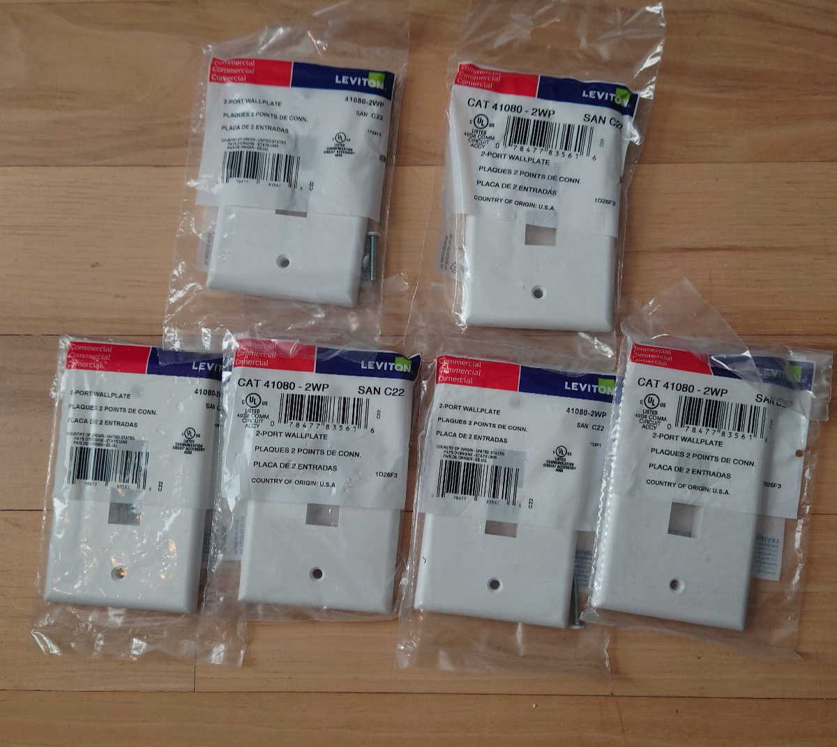 Leviton 41080-4TL 4PORT QP WP FOR LARGE JACKS LA
