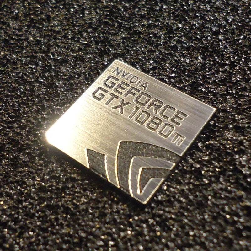 Nvidia GEFORCE GTX 1080Ti PC Logo Label Decal Case Sticker Laptop