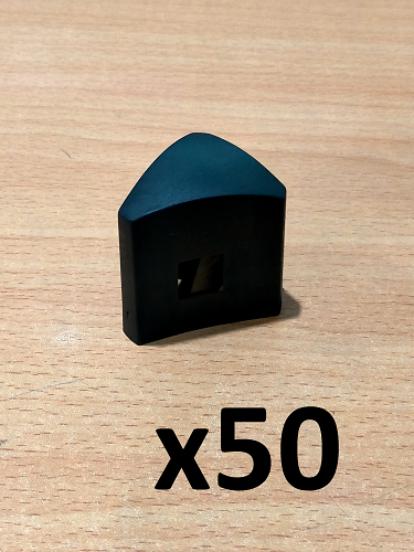 100 Pack Black Star Picket Caps Triangular Caps Fencing Y Post Steel Post Star - Picture 16 of 27