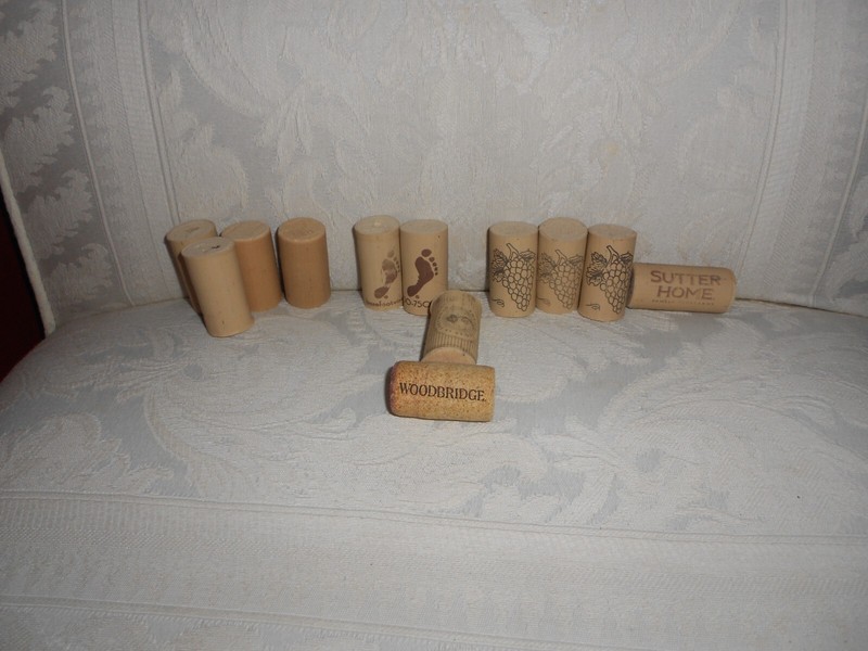Corks-Bottle/wine Corks -lot of 12-used